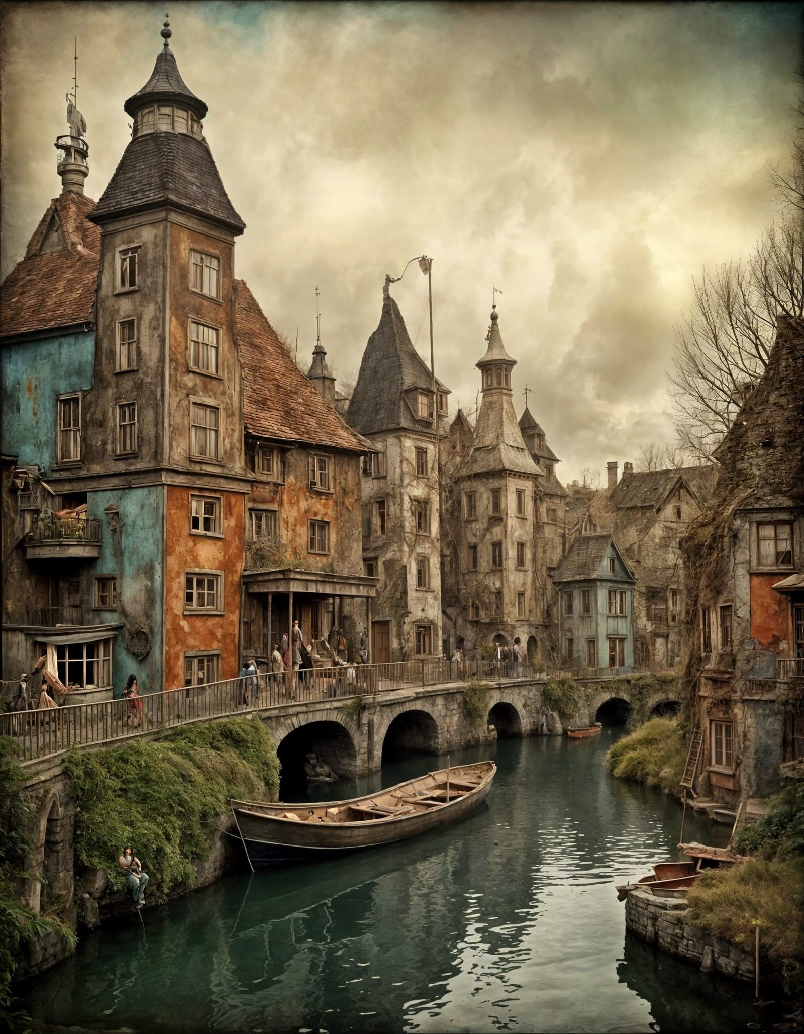 Polychromatic Abstract Blending Cycles in Detailed Matte Pai...