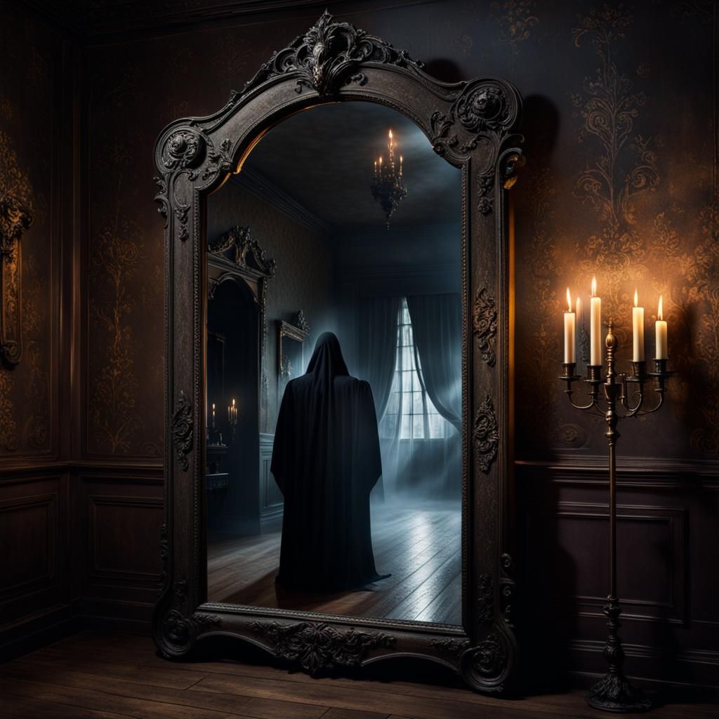 A haunted mirror