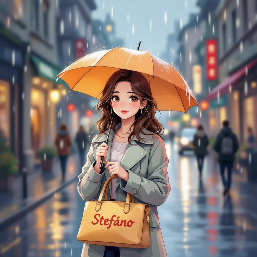 AI Art: Rain That Tastes Like Peaches