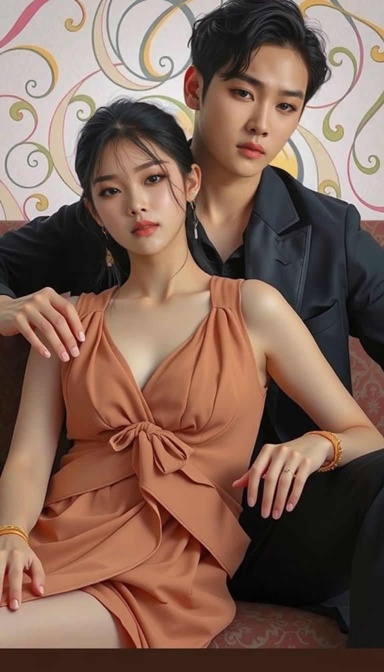 Stunning Kpop Couple in Haute Couture Splendor