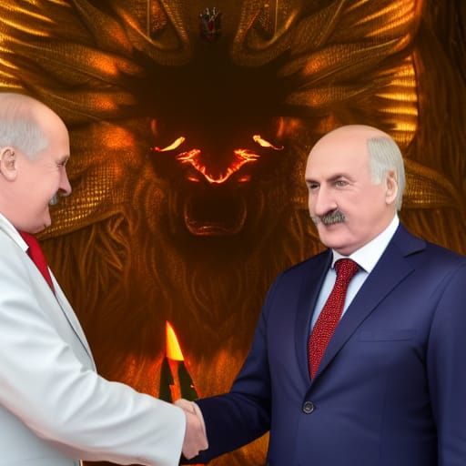 Lukashenko meets himself in hell