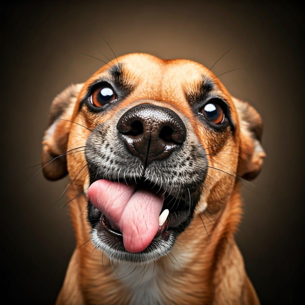 Canine Concentration in Comedic Detail