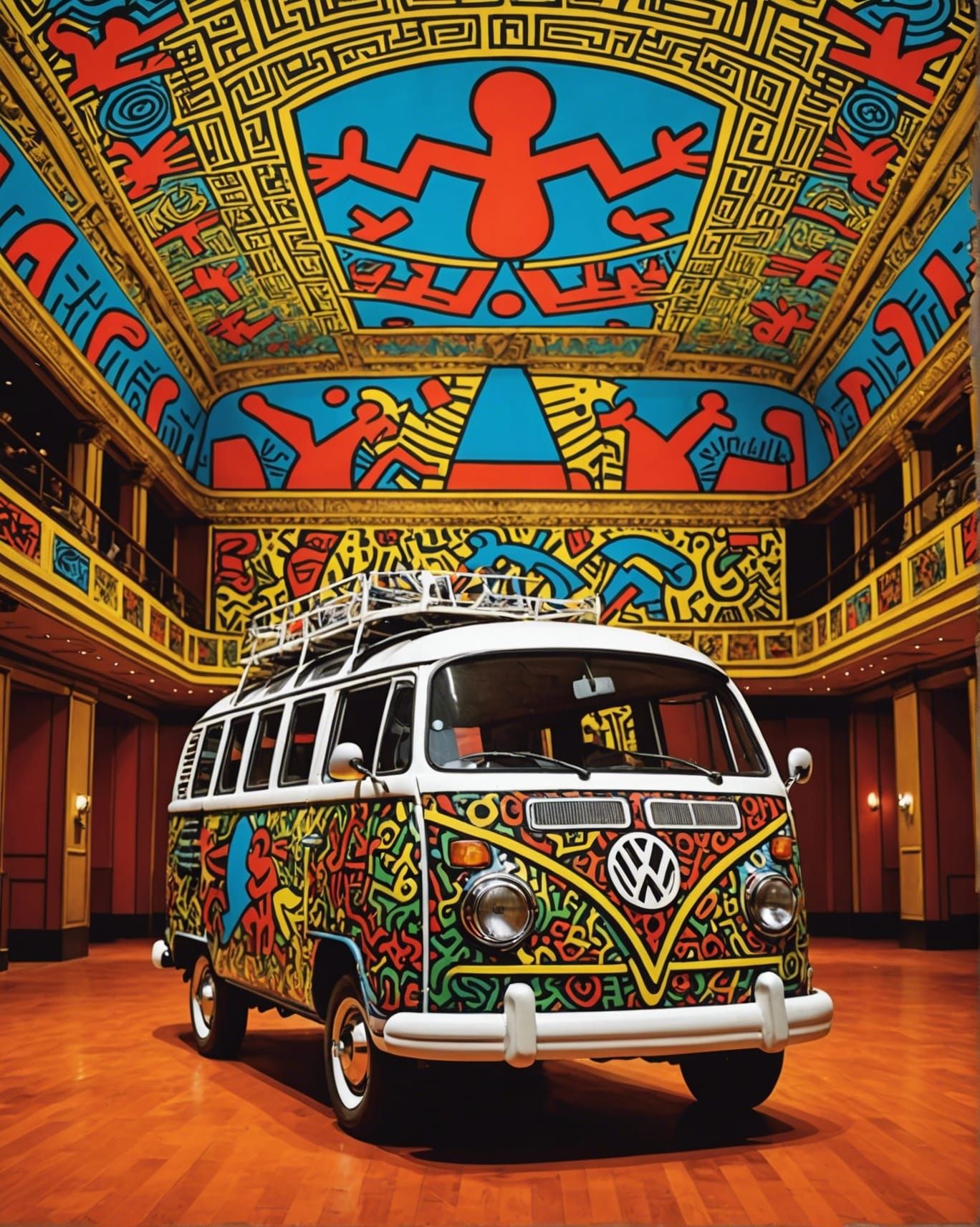 VW Bus at Pop Art Exhibition 2