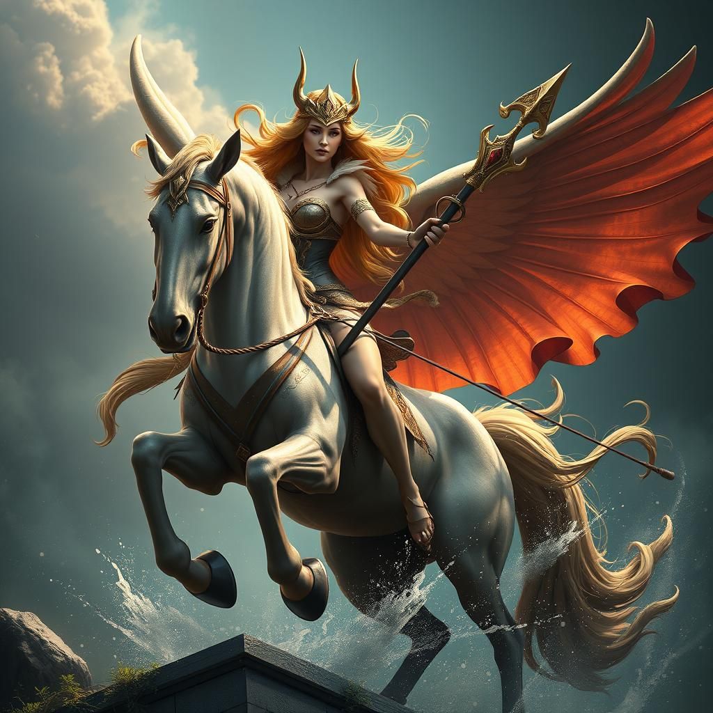 Fantastical Centaur Woman Concept Art