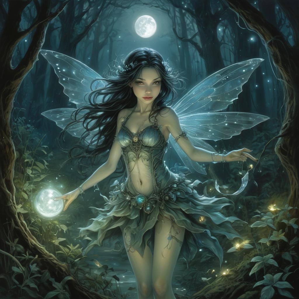 Anime Kitsune Fox Hybrid Portrait in Fantasy Style