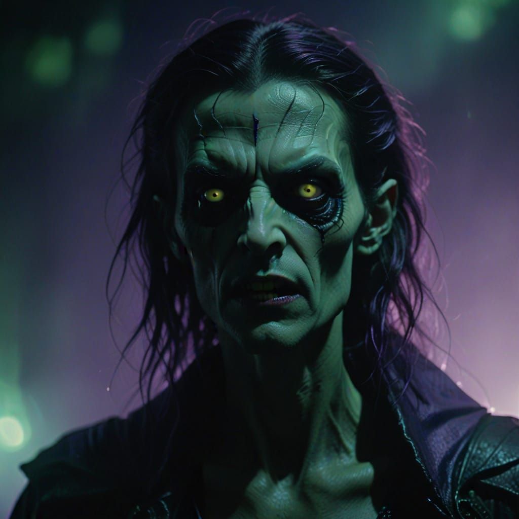 Eldritch Vampire Extraterrestrial in Dark Fantasy Style