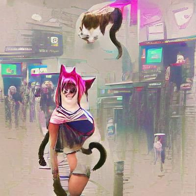 Anime Cat-Girl Illustration
