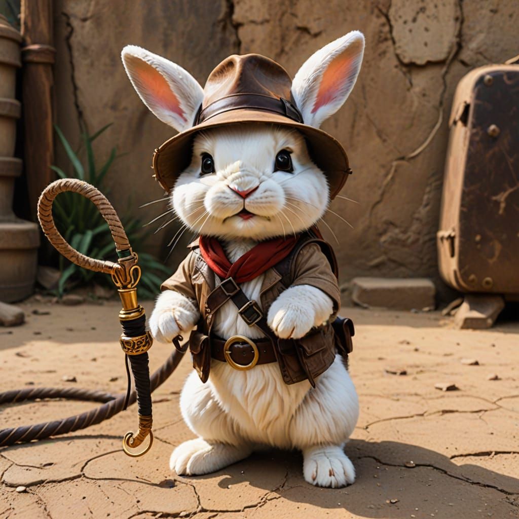 Bunny Indiana Jones