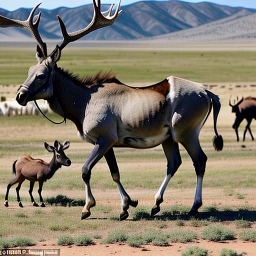 A pet donkey that escaped his owners five years ago in Calif...
