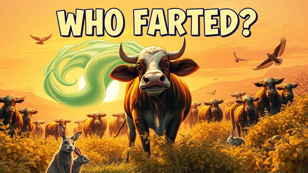 Cow Fart Brings Life in Comic Book Art
