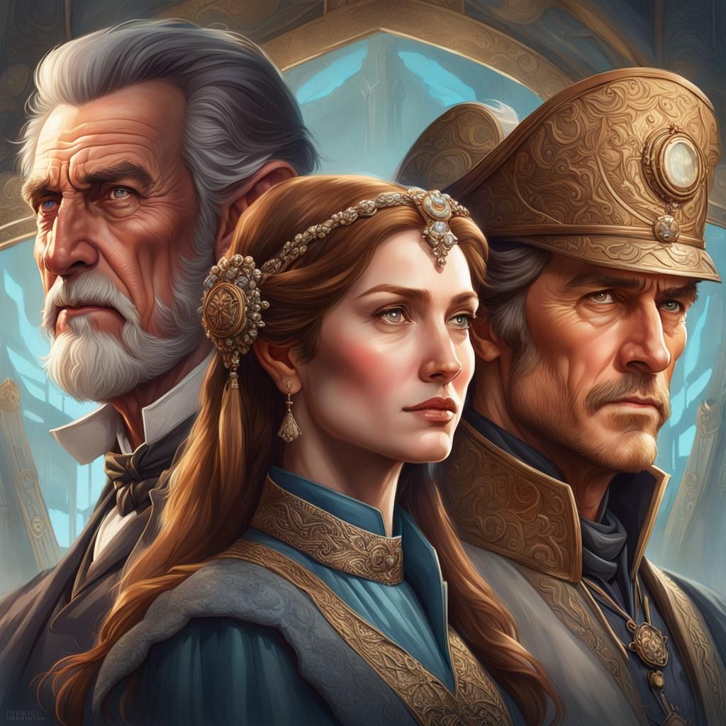 Detailed Head and Shoulders Portrait in Unreal Engine 5