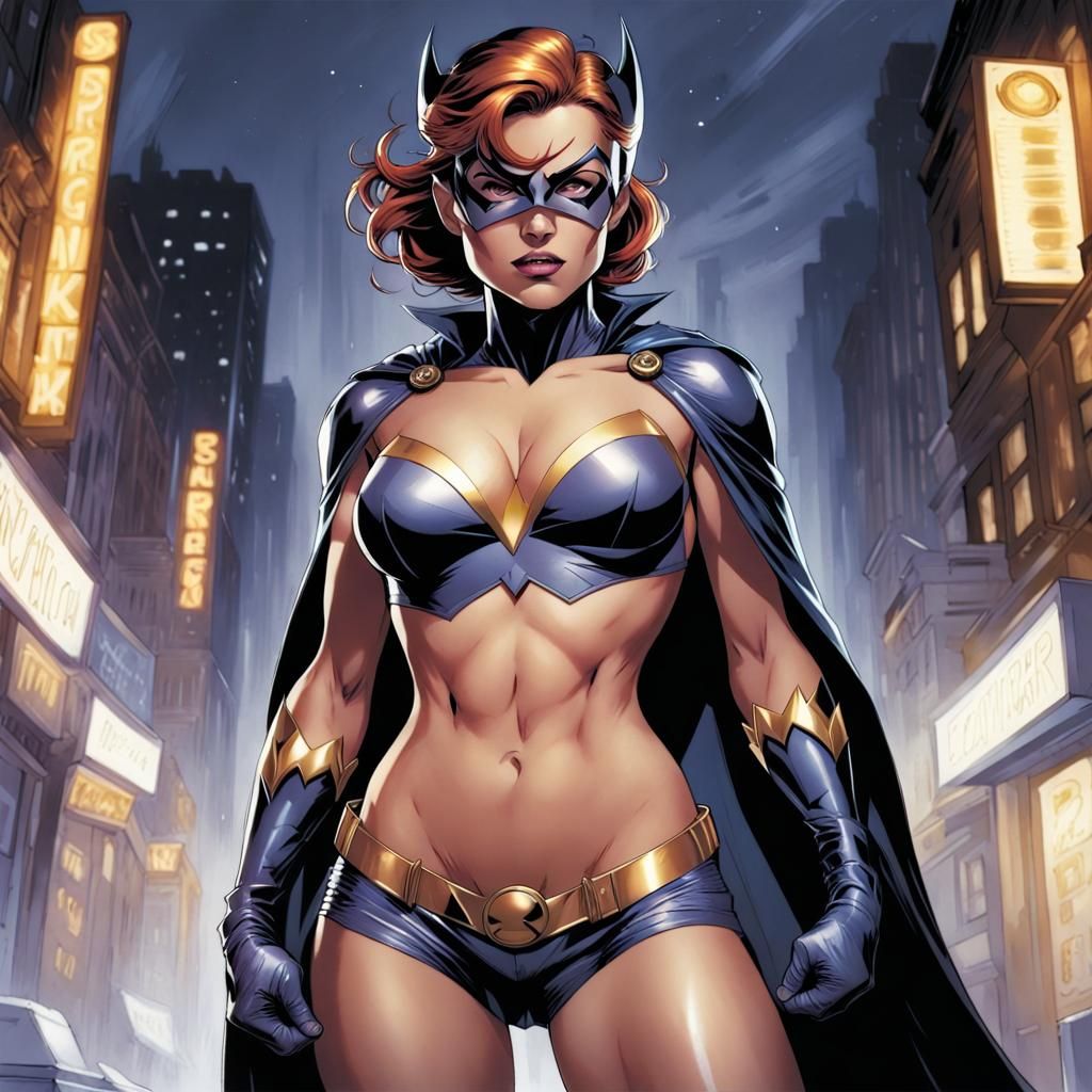 Batgirl Comic Book Art: Skimpy Costume