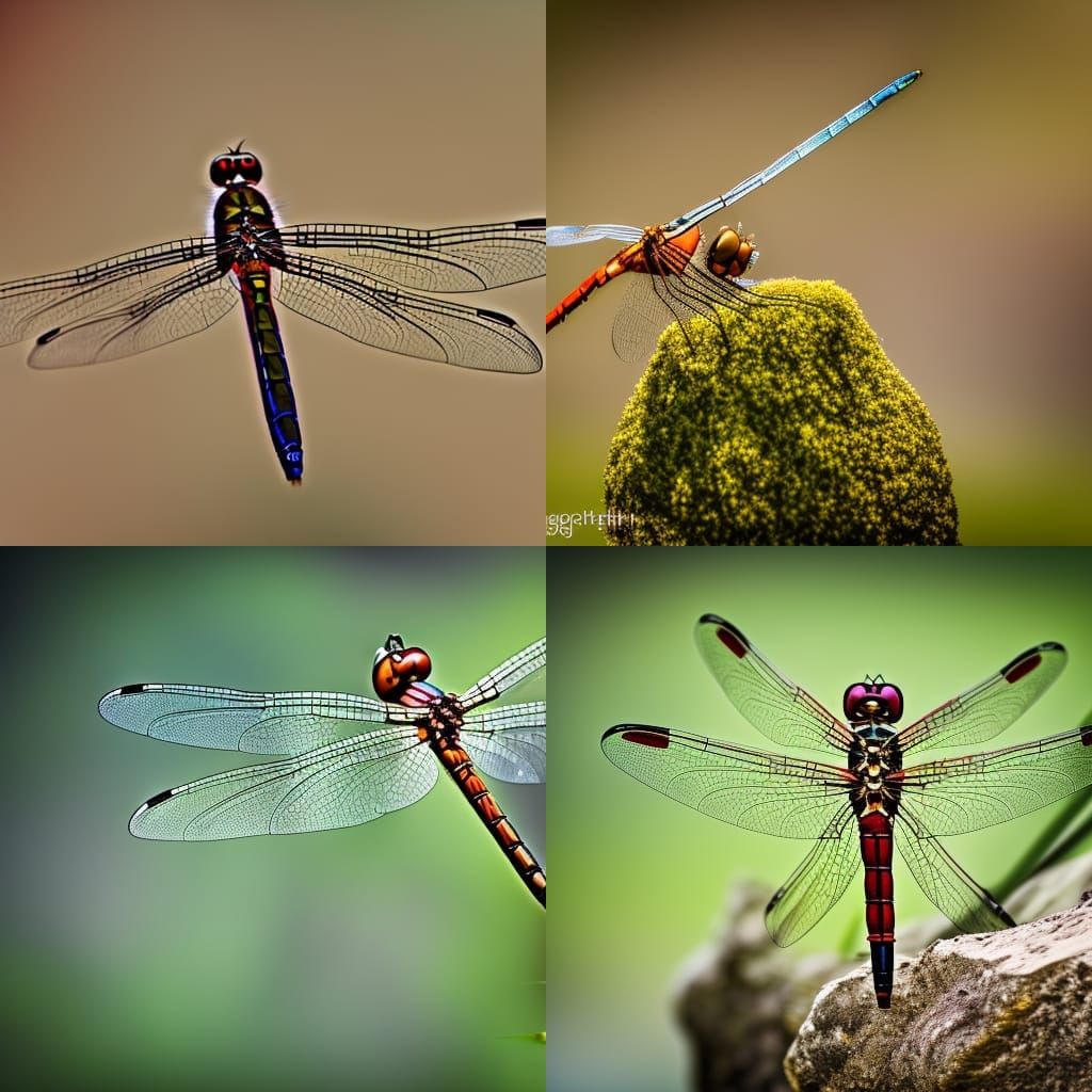 Dragonflies in Natural Light: Professional Photography