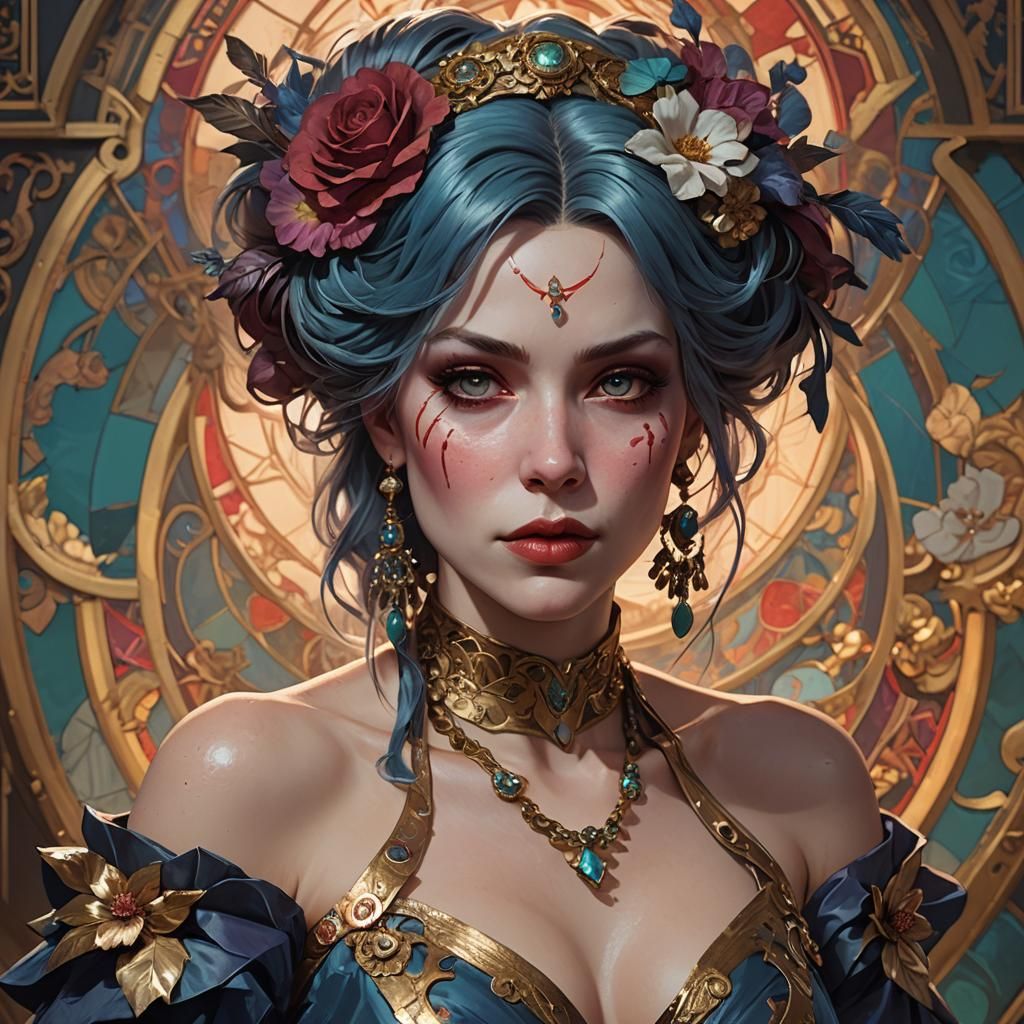 Liz Vicious: Brothel Madame, Detailed Portrait