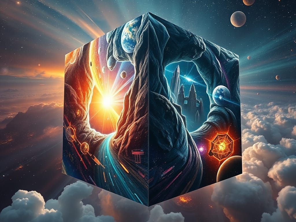 Astonishing Multiverse Portal in Hyper-Realistic Detail