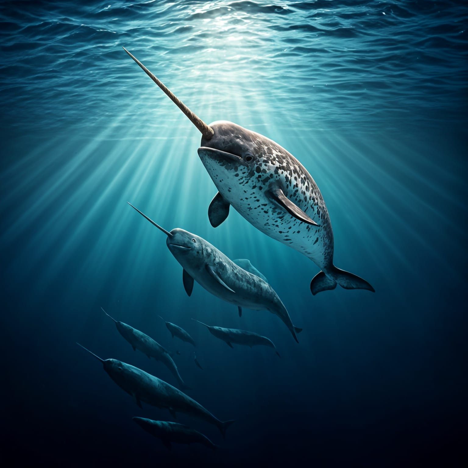 Mysterious Sea Unicorns Emerge from the Dark Depths