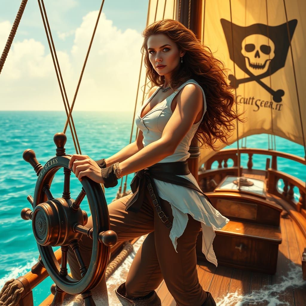 Elizabeth Swan: Pirate Queen of the Turquoise Seas