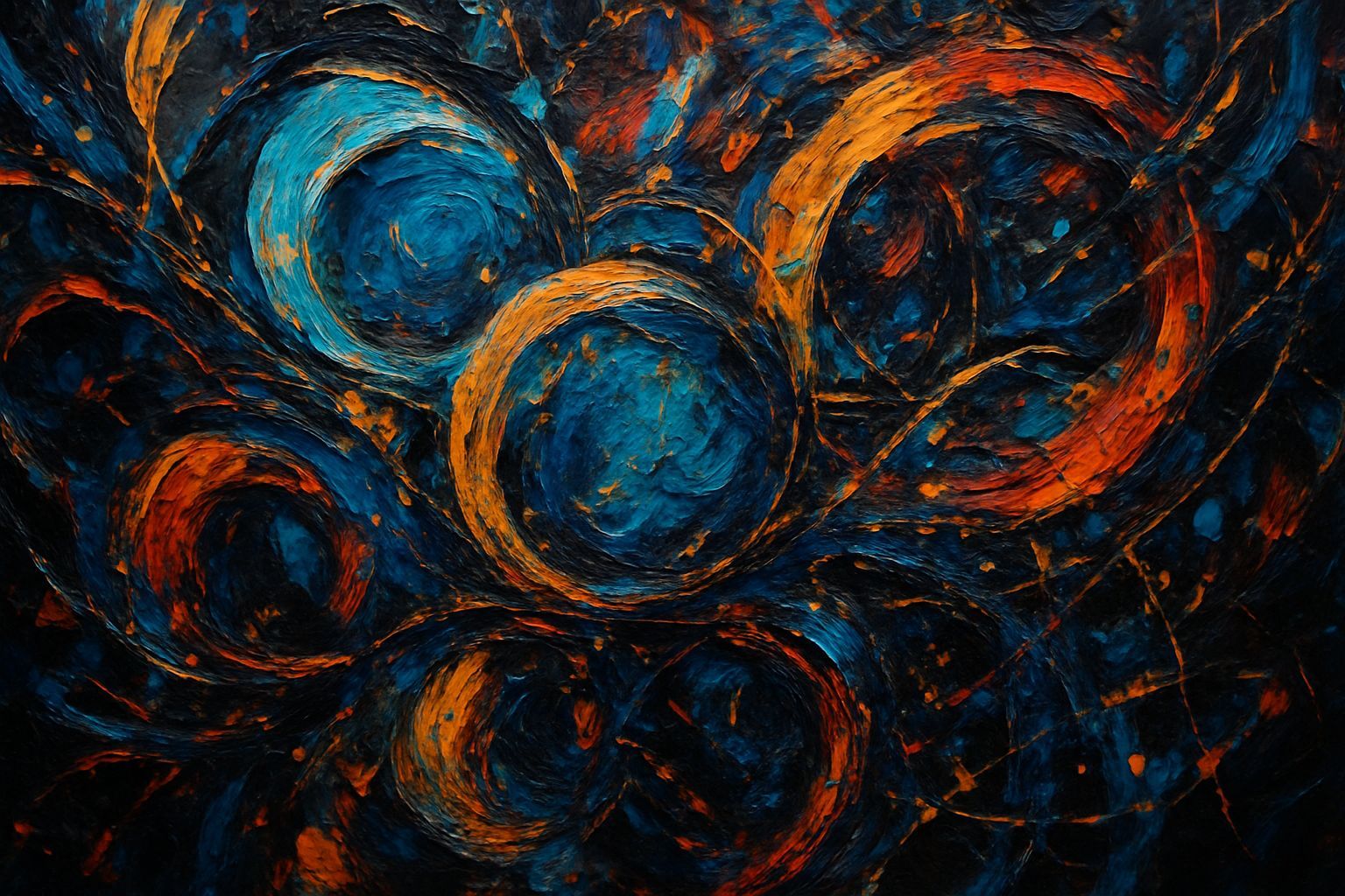 Abstract Expressionism: Harmony in Chaotic Impasto