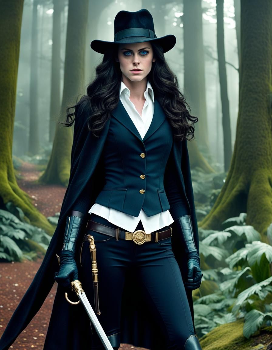 Zatanna, Mistress of Magic: Cinematic Superheroine Portrait