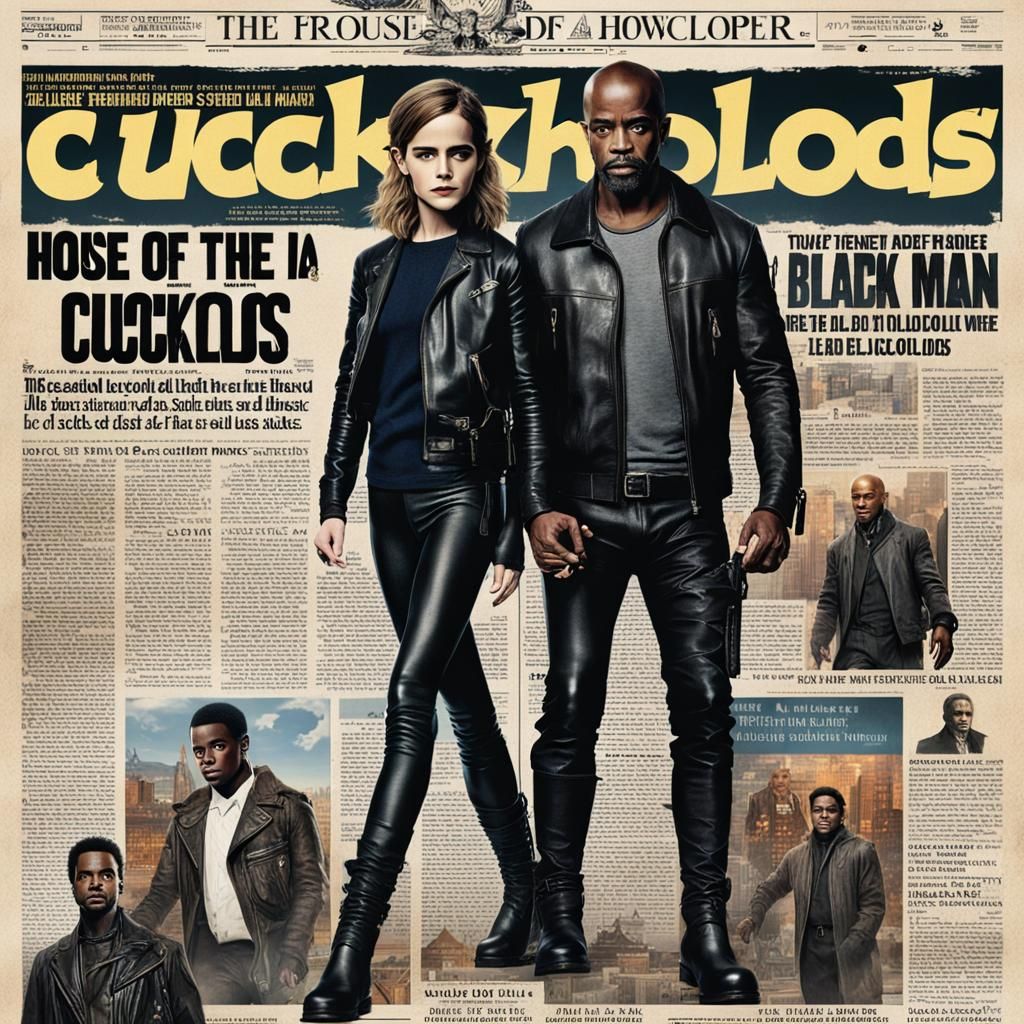 Fictional Tabloid Front Page as Matte Painting