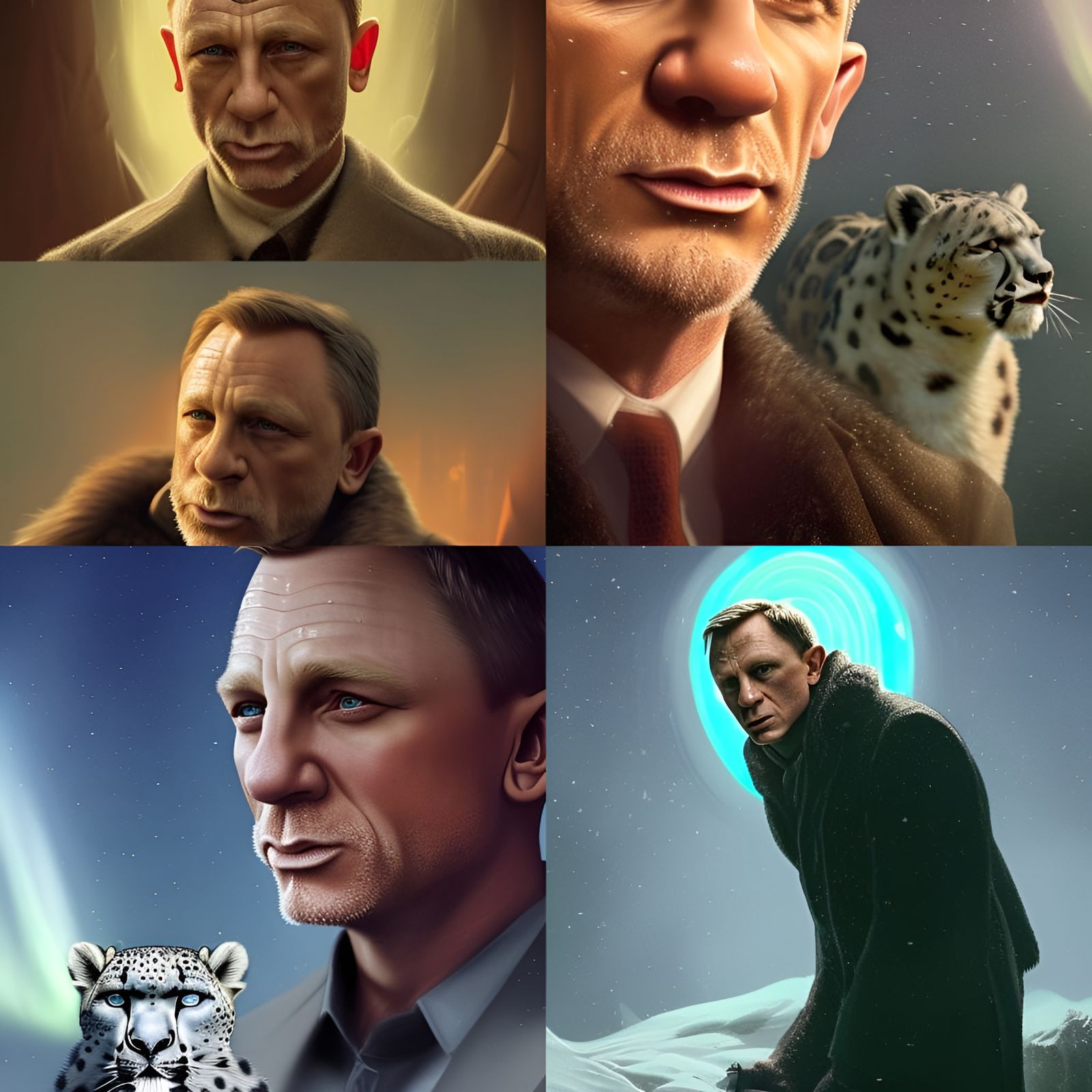 Lord Asriel and Snow Leopard in Northern Lights