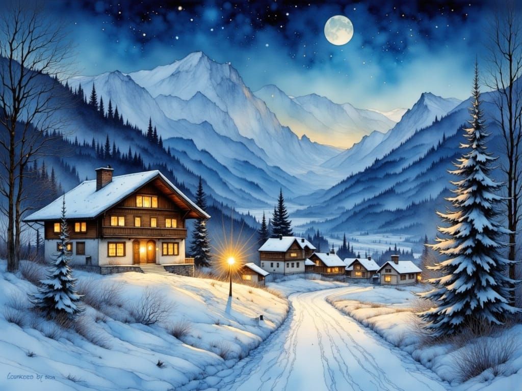 Serenity on the Snow