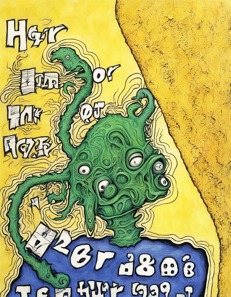 Surreal Biomechanical Landscape in Gothic Style