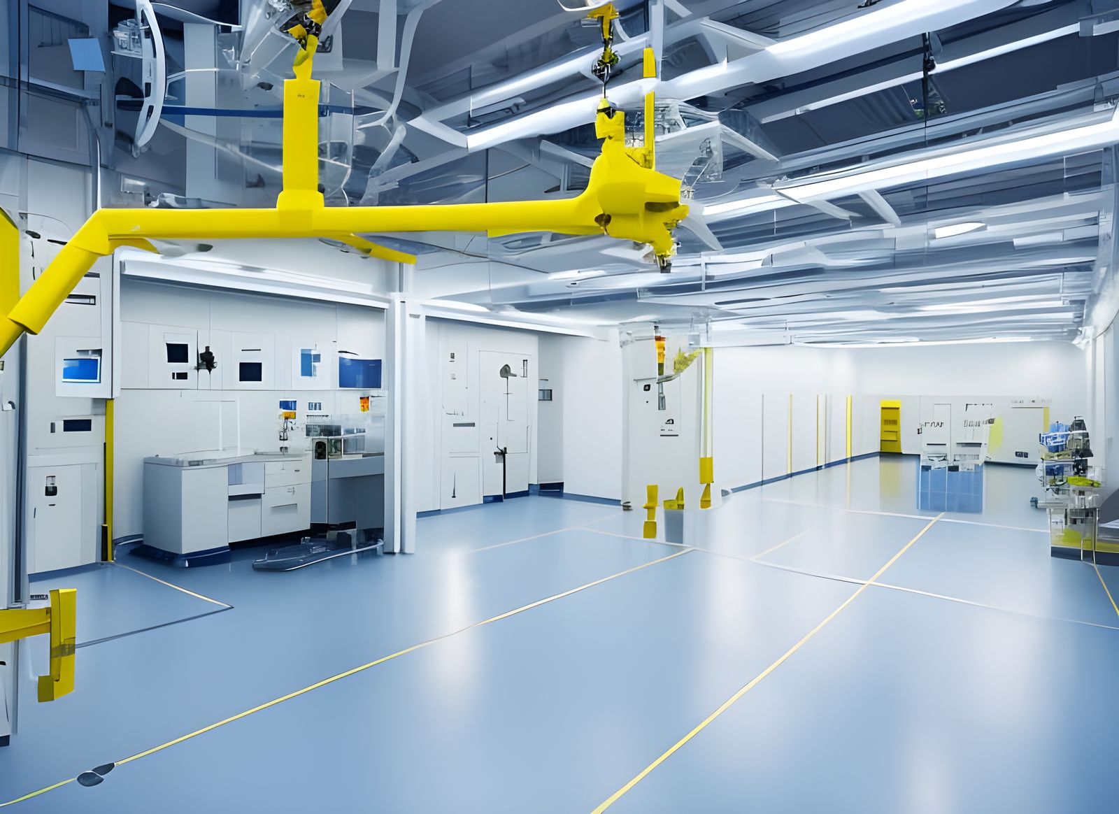 Telecommunication Satellite in Clean-Room Facility