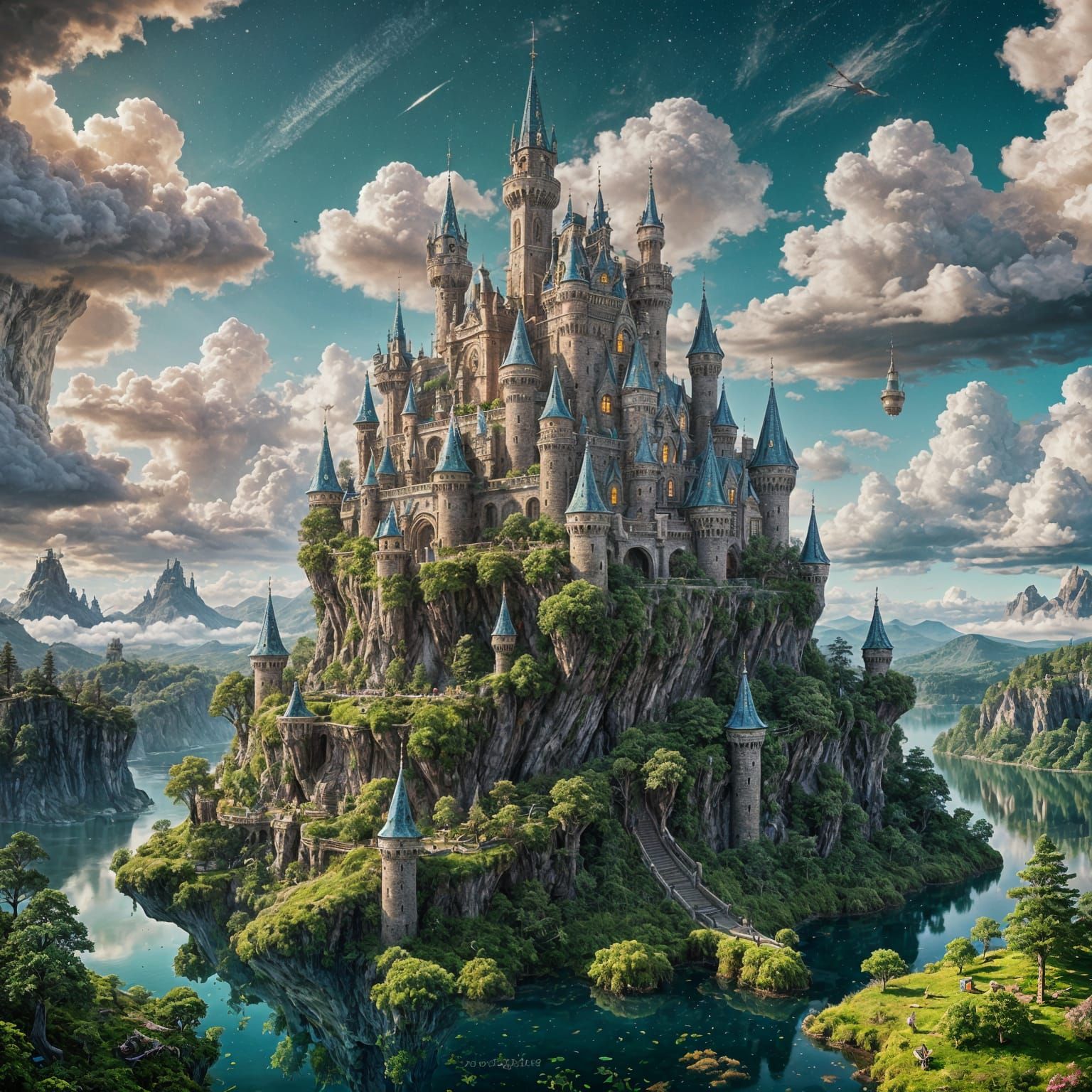 Living Tree Castle on Floating Island