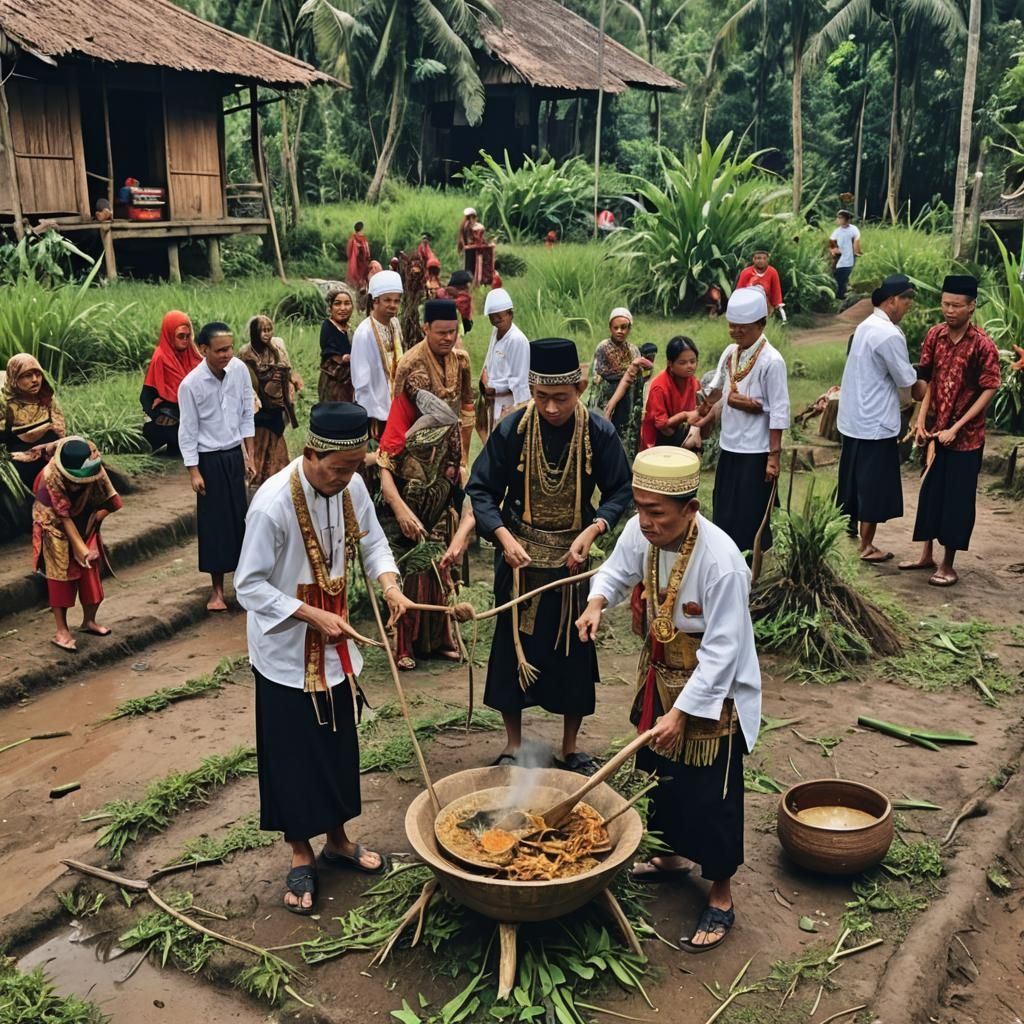 Vibrant Village Ritual: A Celebration of Tradition