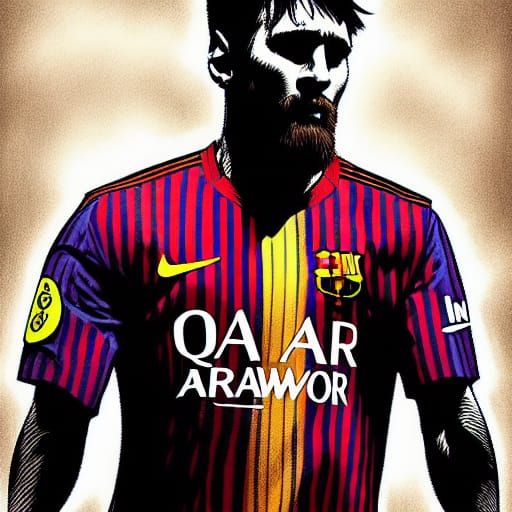 Messi as Comic Book Art by Mark Brooks & Dan Mumford
