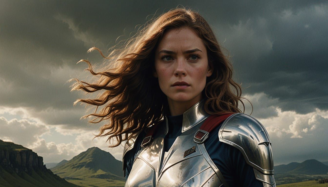 British Supermodel Mutant Elizabeth Braddock as Excalibur He...