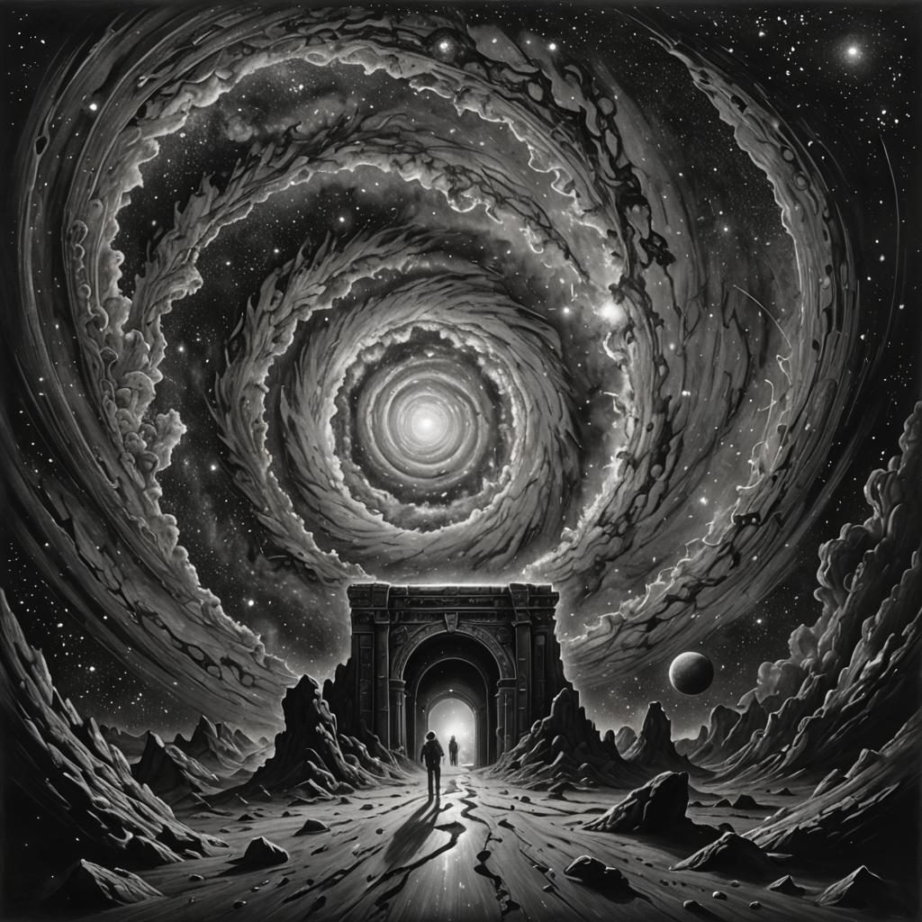 Shimmering Cosmic Portal Beckons Explorers