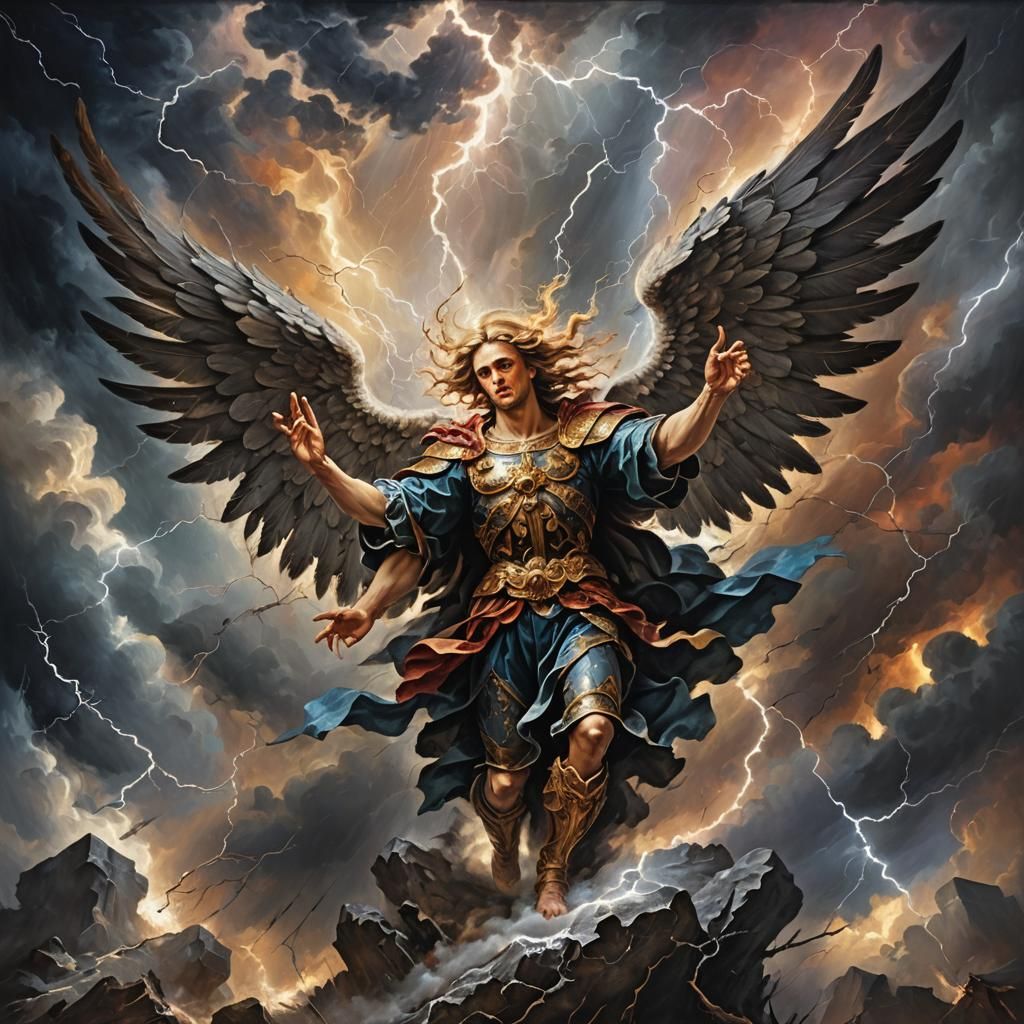 Baroque Angel's Battle in Divine Light