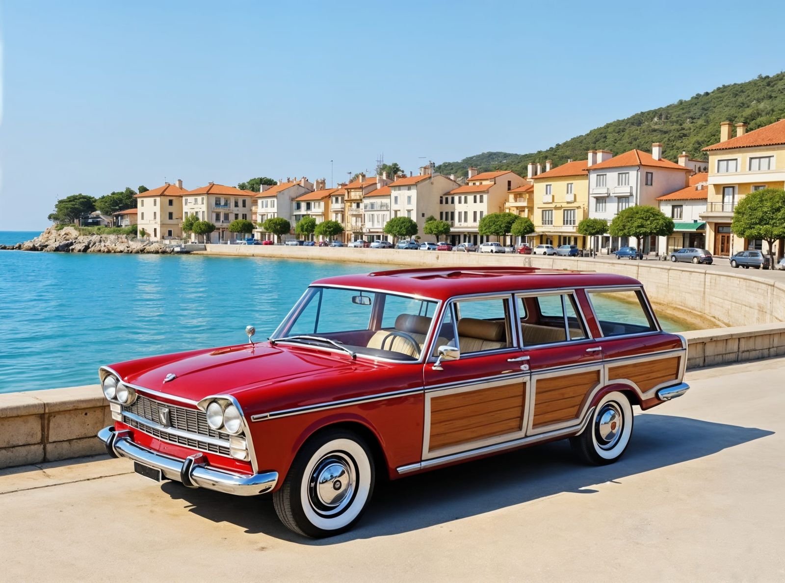 1969 Seat 1500 Familiar Woodie on Costa Brava