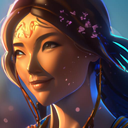 Hyperdetailed Portrait of Kim in Unreal Engine 5