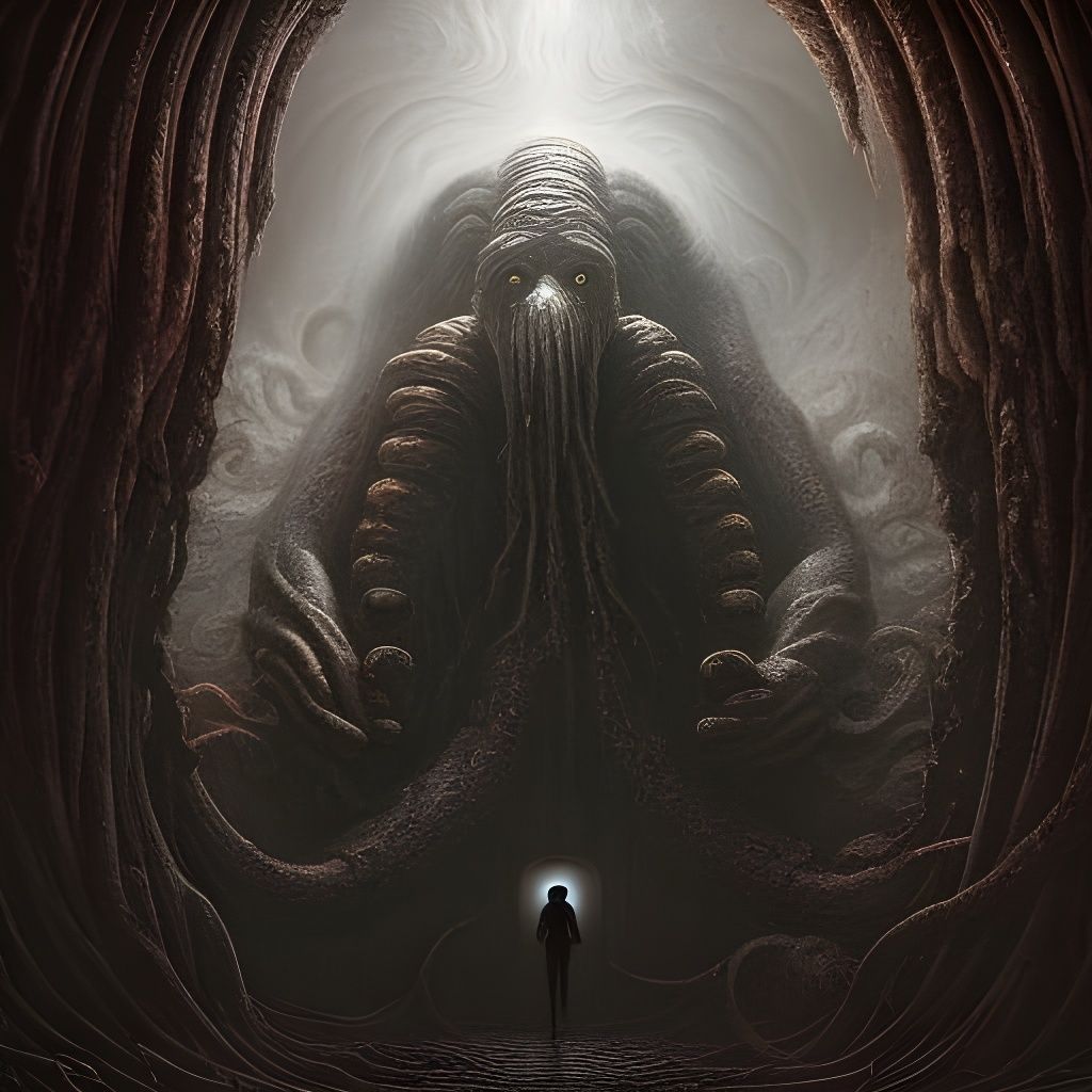 Epic Cthulhu Horror in Surrealist Style