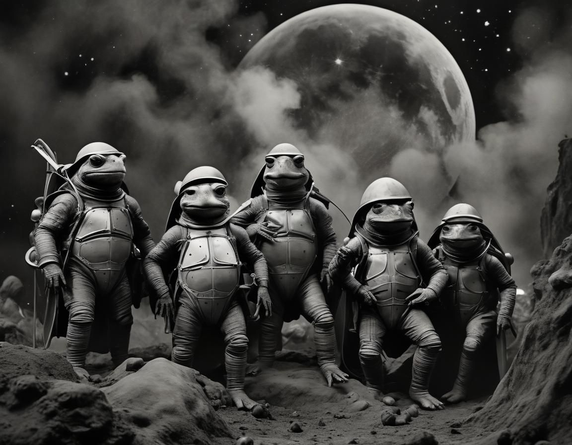 1902 film "Le voyage de la tortue sur la lune" by Georges Méliès