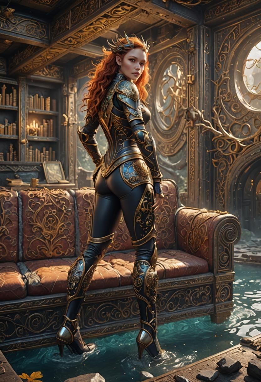 Fantastical Matte Painting in Deep Color