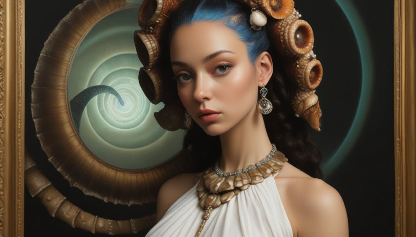 Ethereal Empress of Afrofuturism Dreams