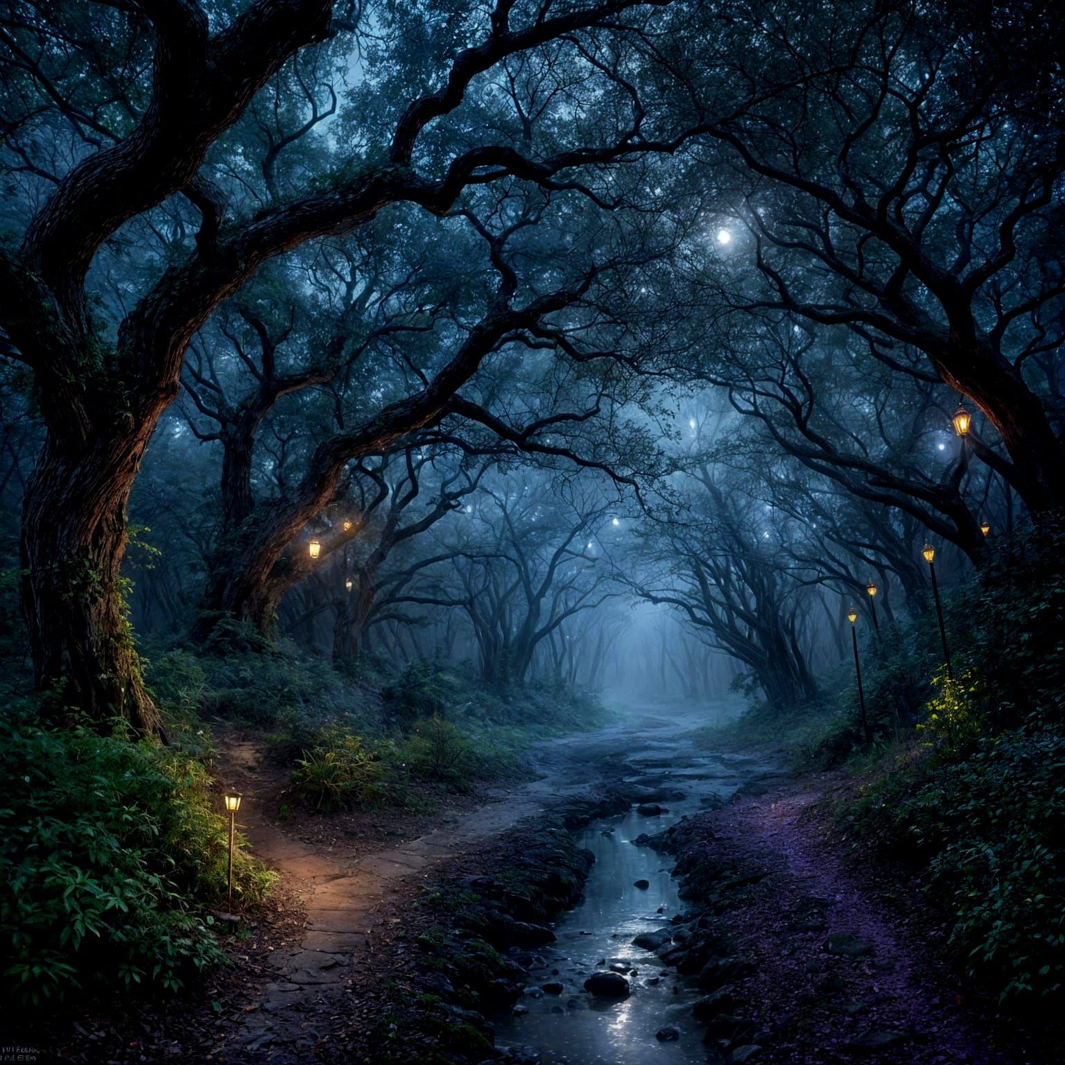 Enchanted Forest Gateway to Another Realm