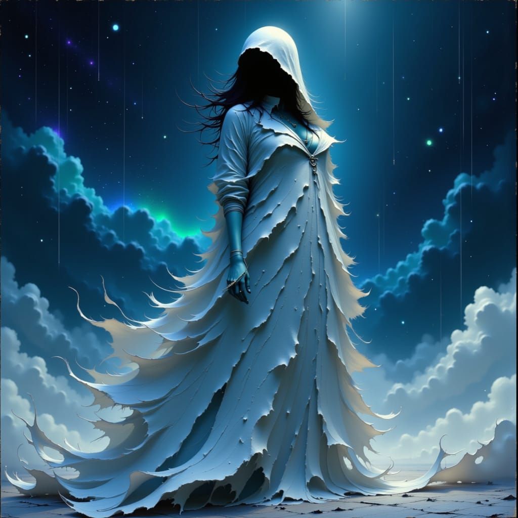 Máni, Norse Moon God in Futuristic Style