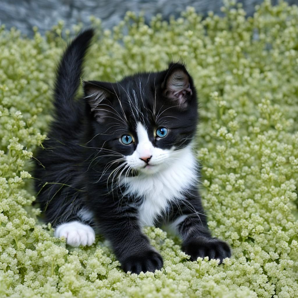 Cute Kitten Portrait