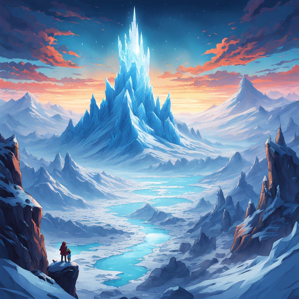 Majestic Infernape Rules Over Icy Kingdom in Fantasy Illustr...