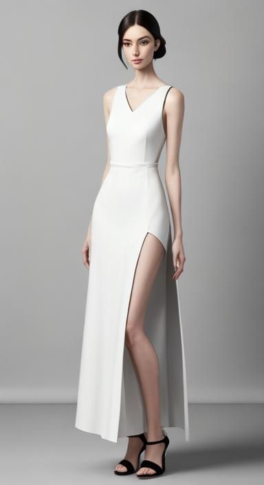 Minimalist Full Length Portrait