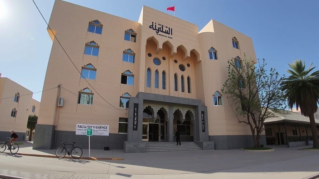 Modern Islamic University Science Faculty Building Facade Re...