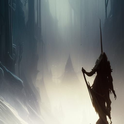 Elves in Dark Fantasy Style, 8k Resolution