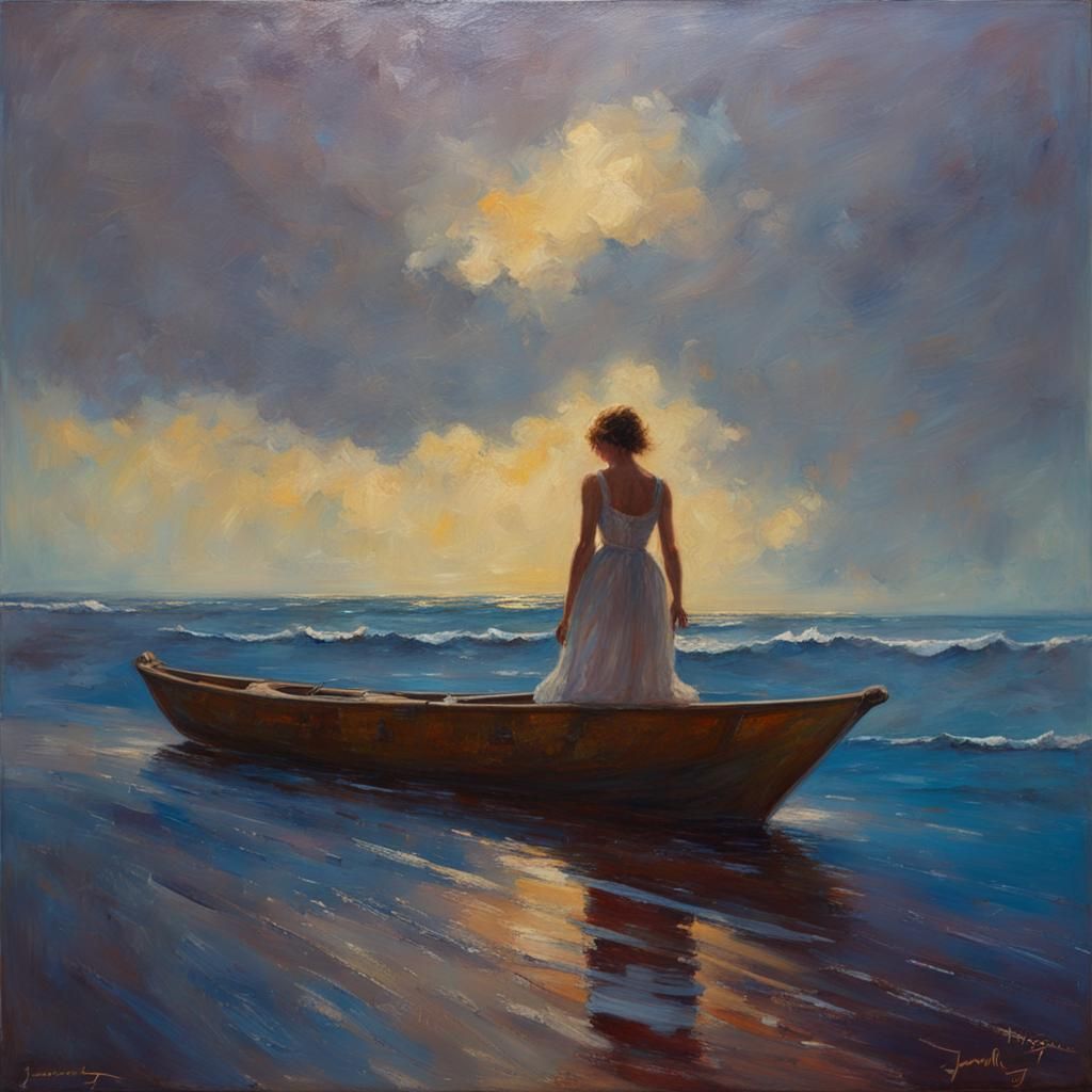 Serene Void: A Journey of Light and Color