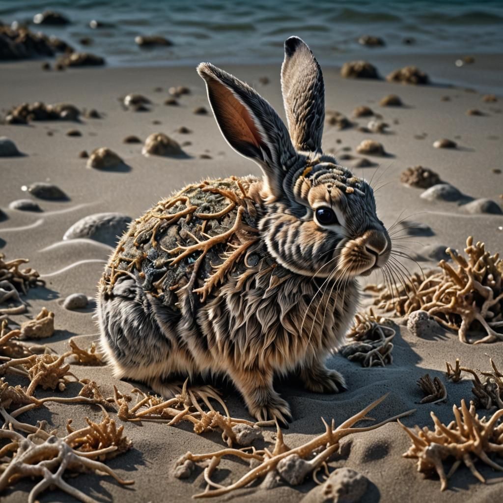Hyperrealistic Sea Bunny in High Definition