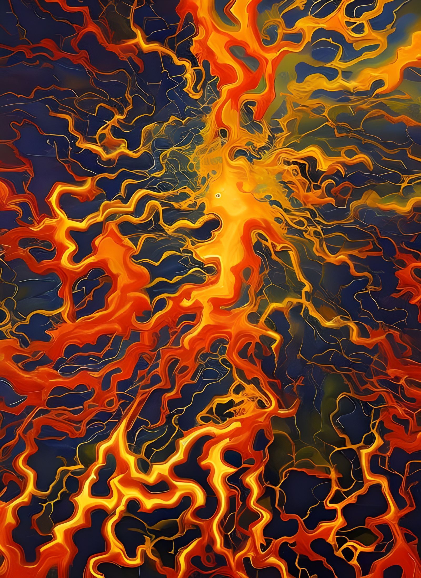 Surreal Abstract Art with Light Dust and Magic